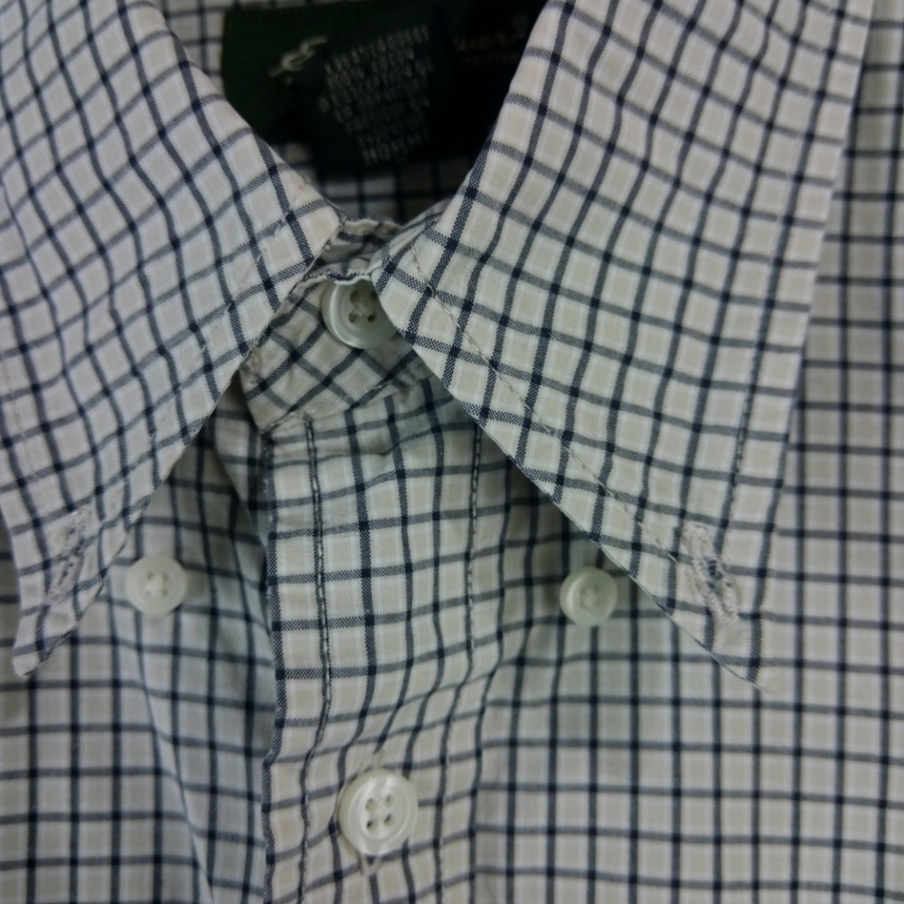 Eddie Bauer Outdoor Outfitter Blue Check Shirt L